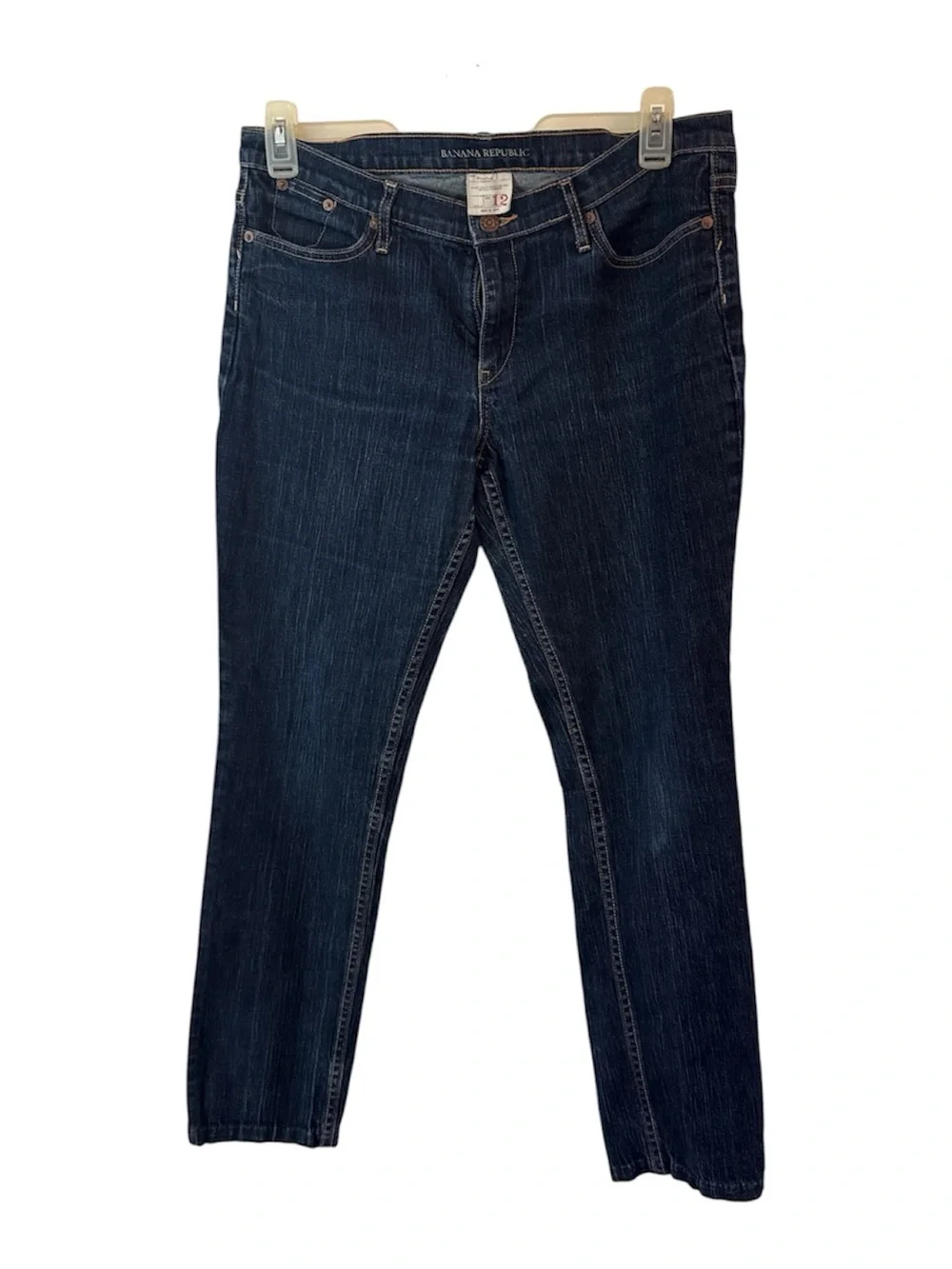 Banana Republic Women's Dark Indigo Straight Leg Jeans